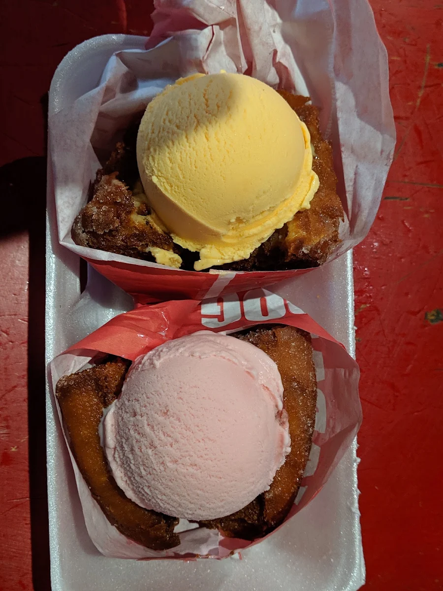 Fried Ice Cream Sandwiches