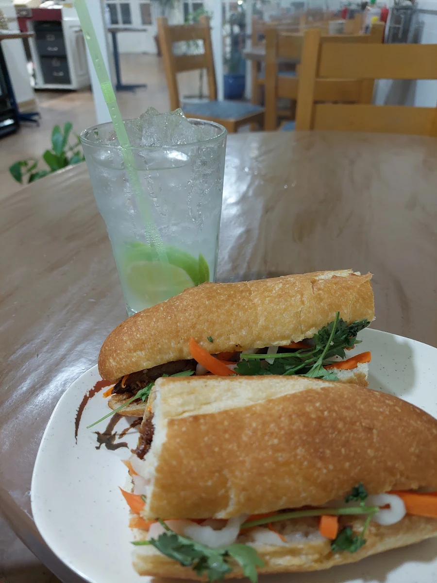 BBQ Pork Bun Lime Juice Soda