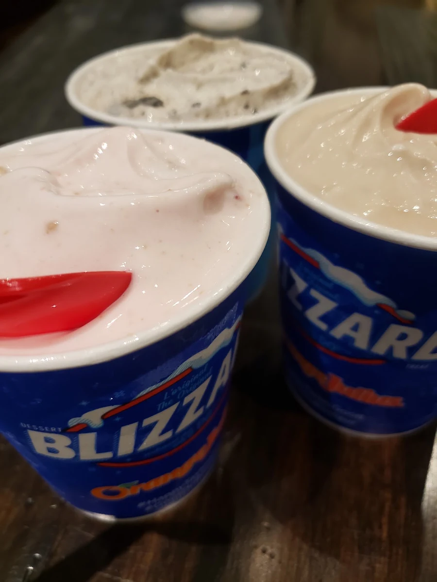 Strawberry Cheesecake Blizzard Treat