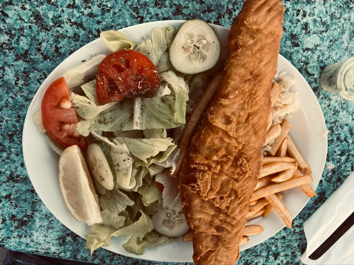 Fried Fish with Fries