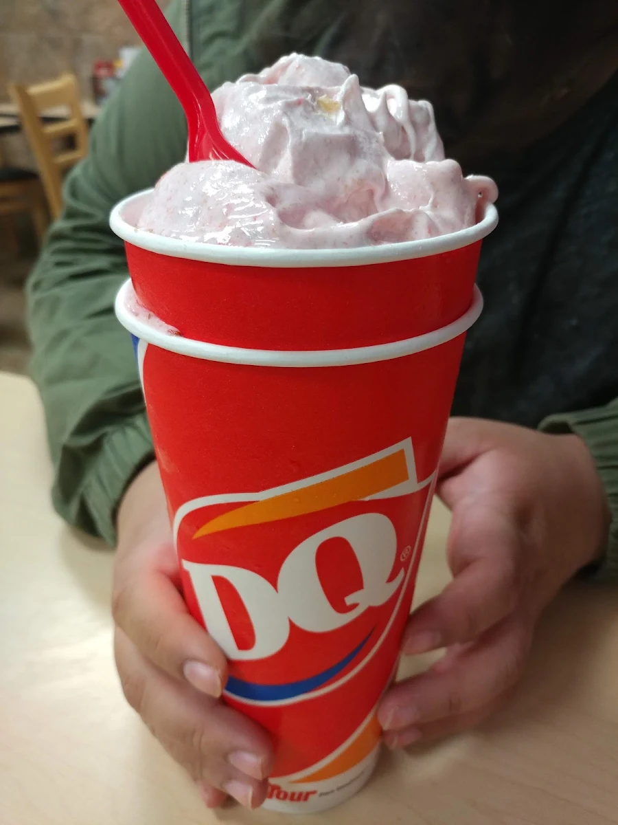 Strawberry Cheesecake Blizzard Treat