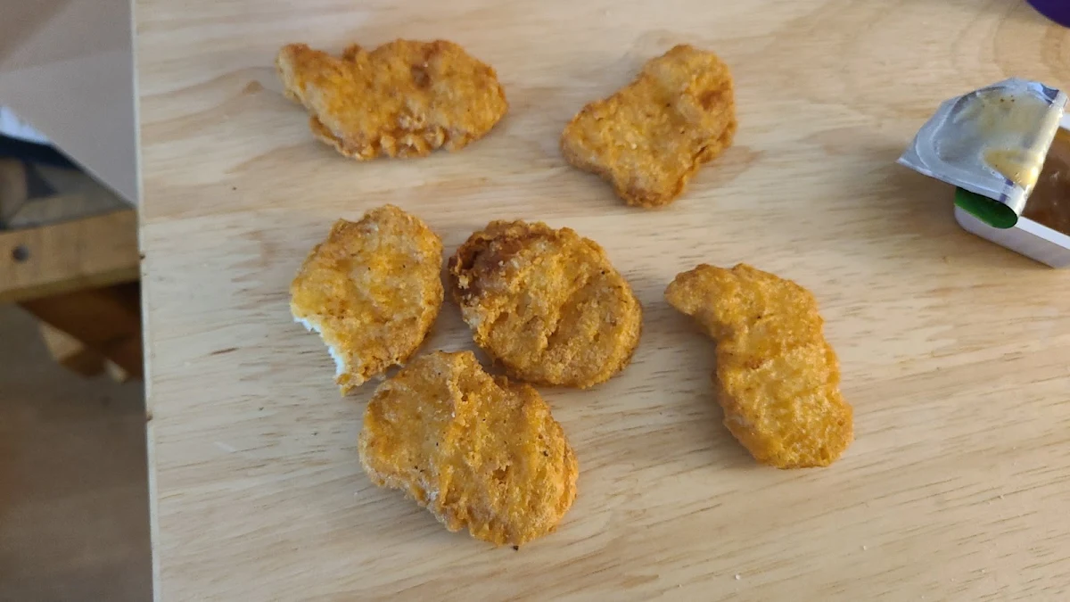 Chicken Nuggets and Fries Both Ccompletely Dried Out and Cold