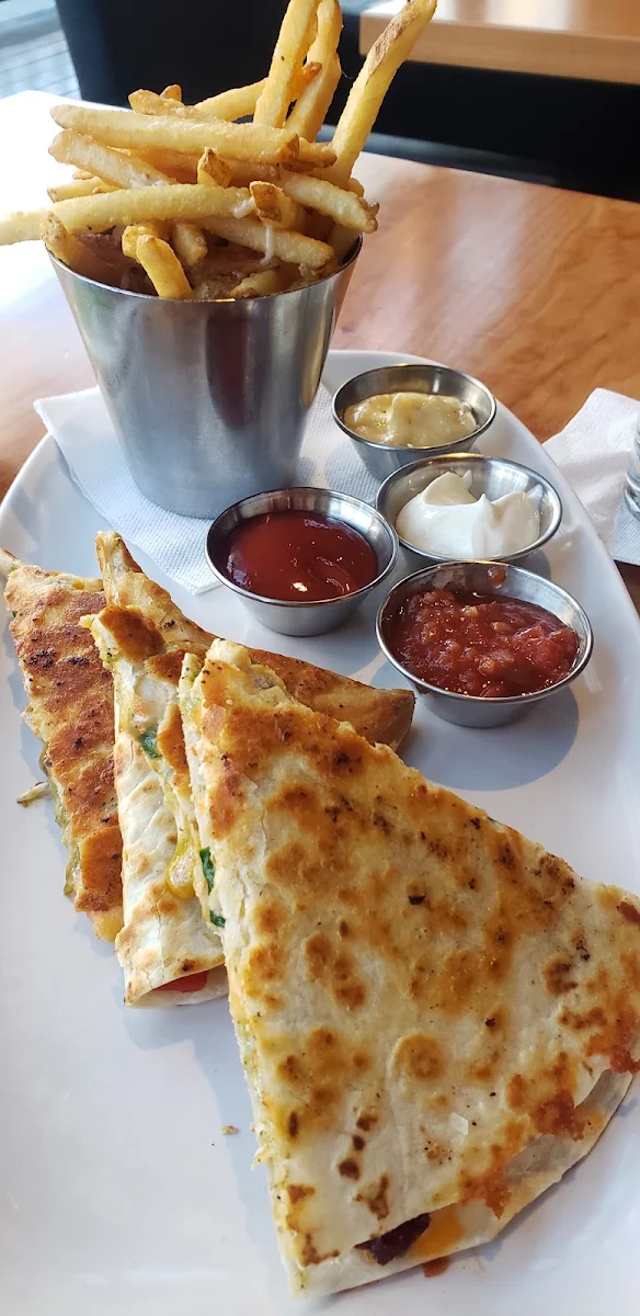 Pesto Chicken Quesadilla