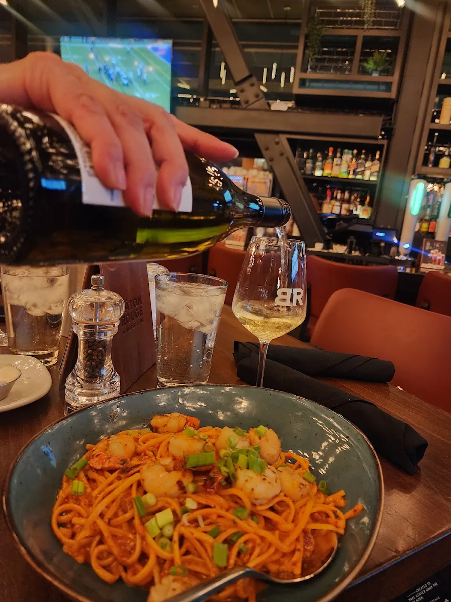 Shrimp and Scallops Spaghetti Bolognese