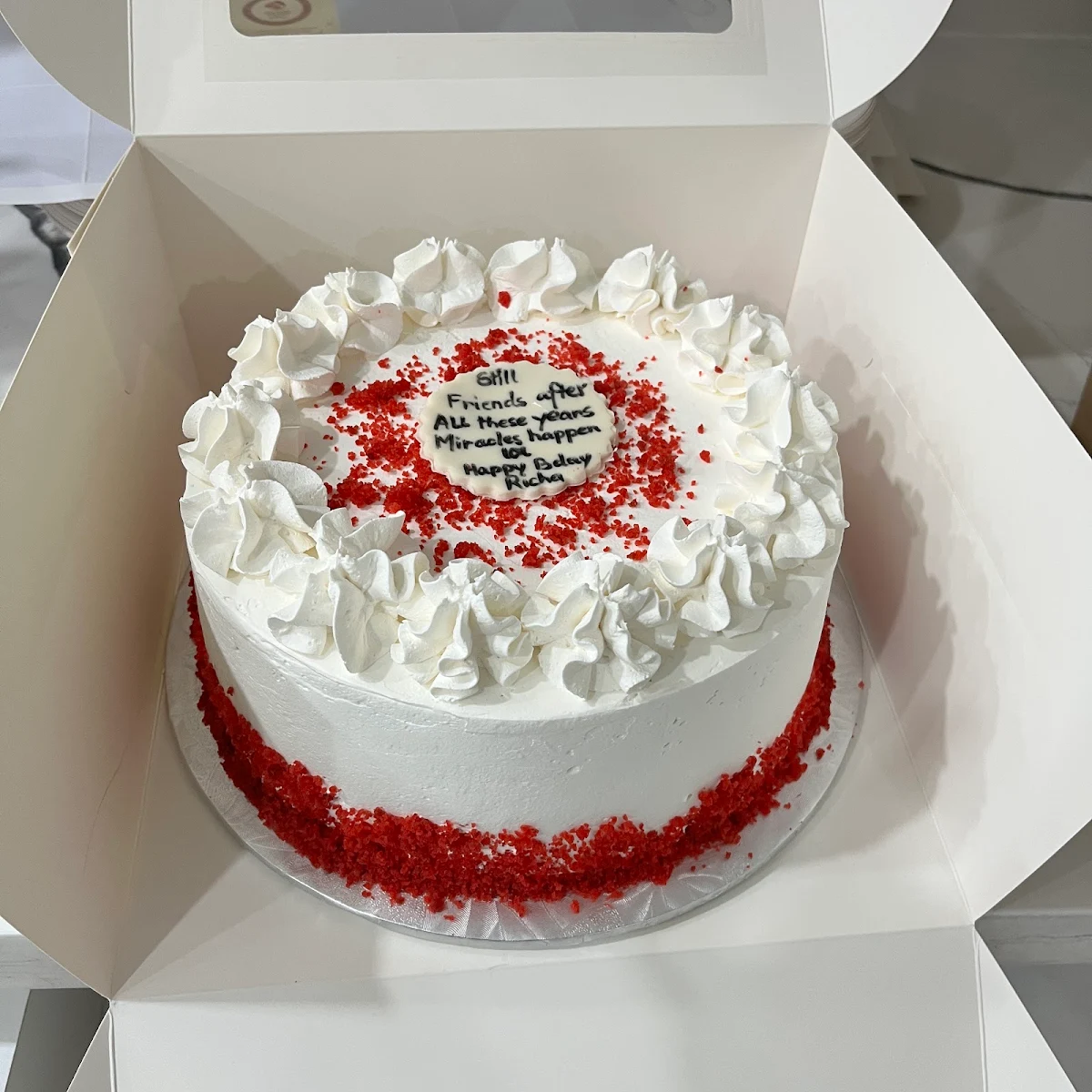 Eggless Red Velvet Cake Freshly Home Baked