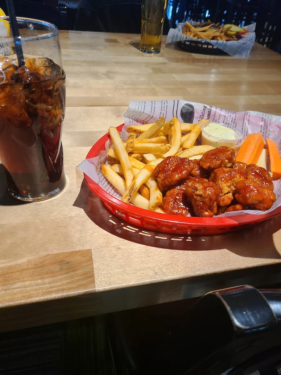 Chicken Wings and Fries