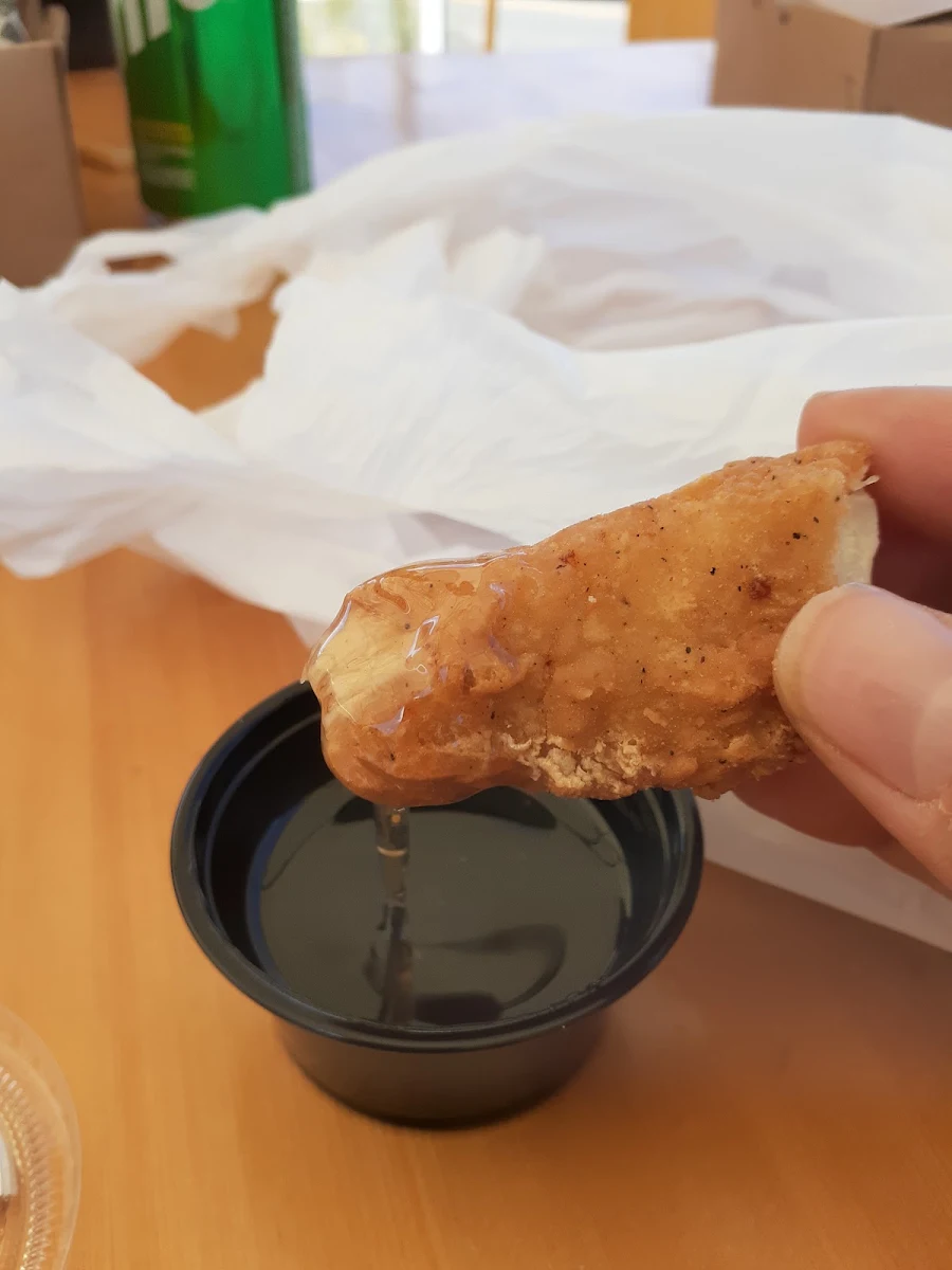 Hot Honey and Chicken Strips