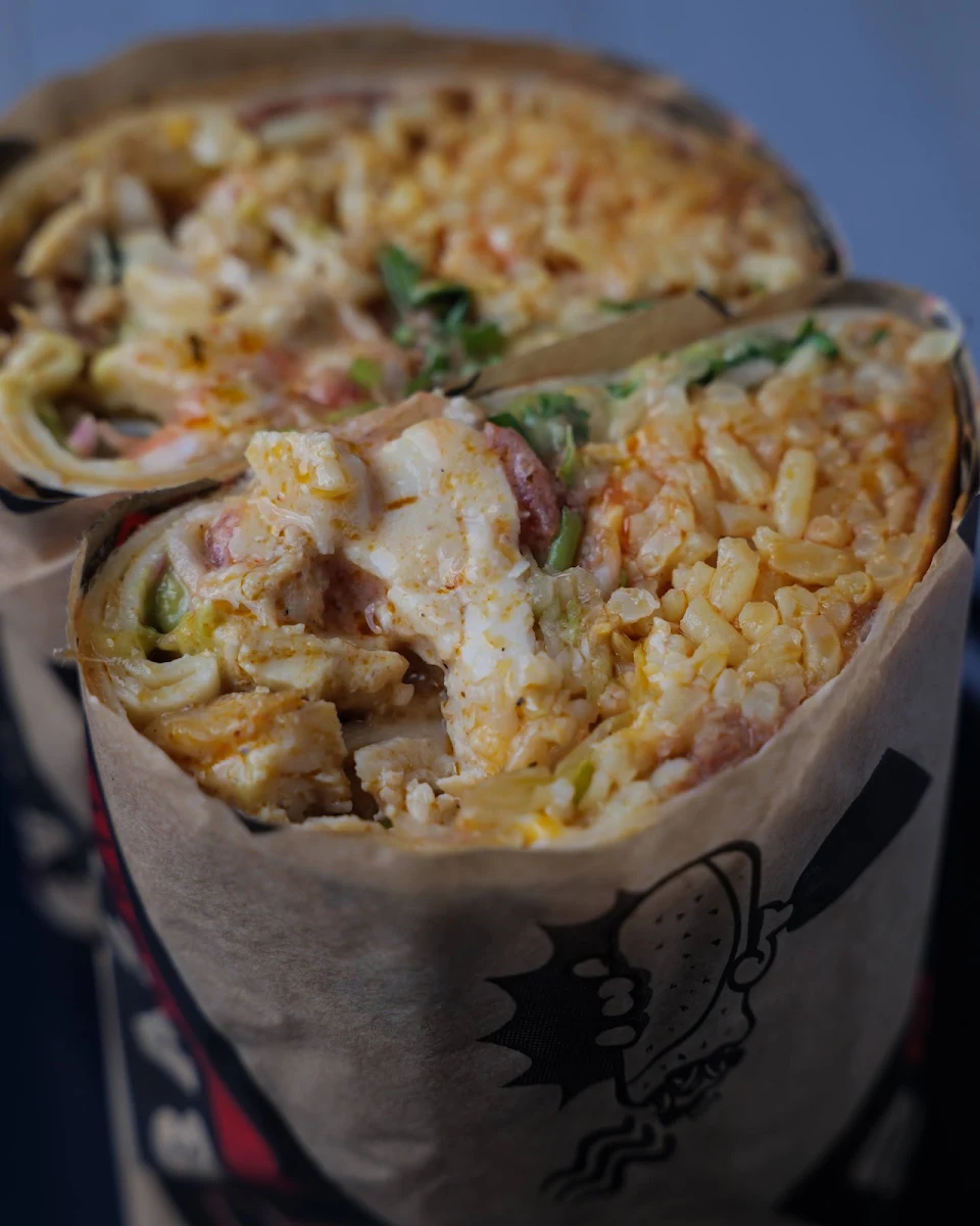 Big Baked Chicken Burrito