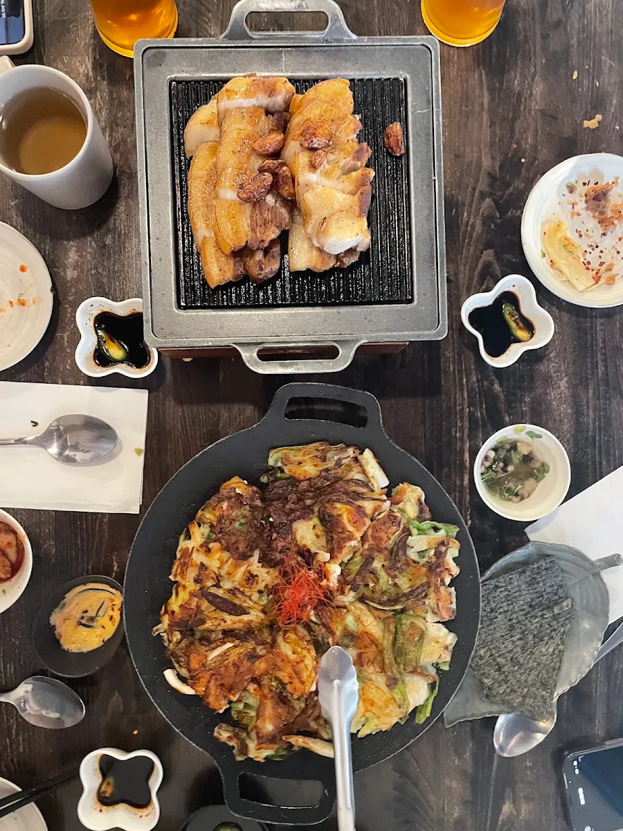 Seafood Scallion Pancake 해물파전