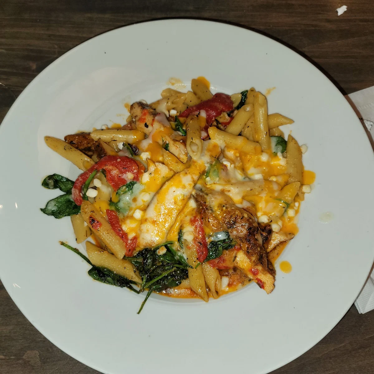 Cheese Cajun Chicken Penne