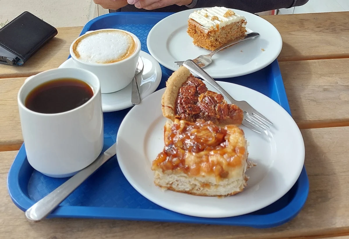 Carrot Cake Pecan Pie and a Cinnamon Bun