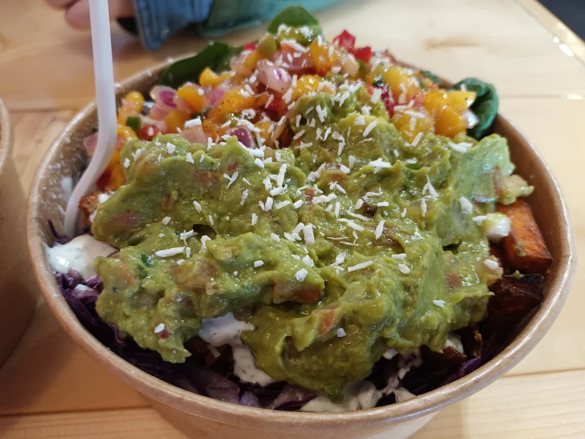 Mango Coconut Shrimp Bowl