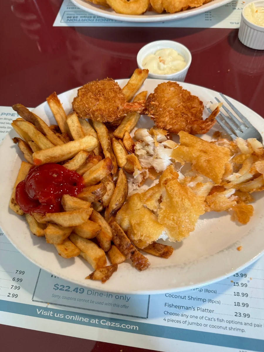 Fisherman's Platter, Caz's Great Fish Cambridge