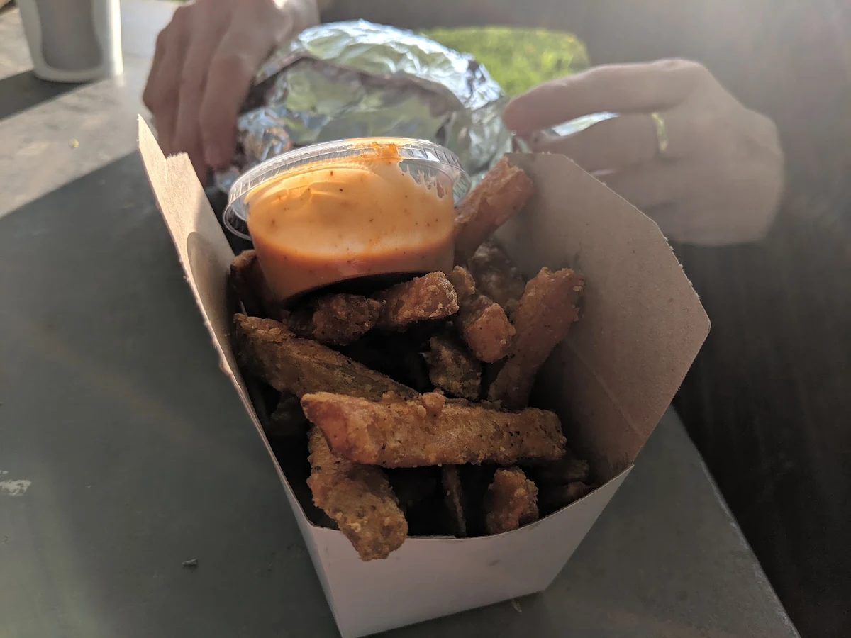 Sweet Potato Fries with Cajun Sauces