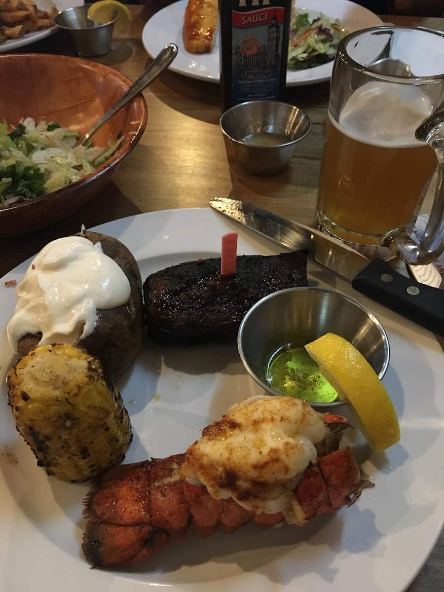 Steak and Lobster Tail