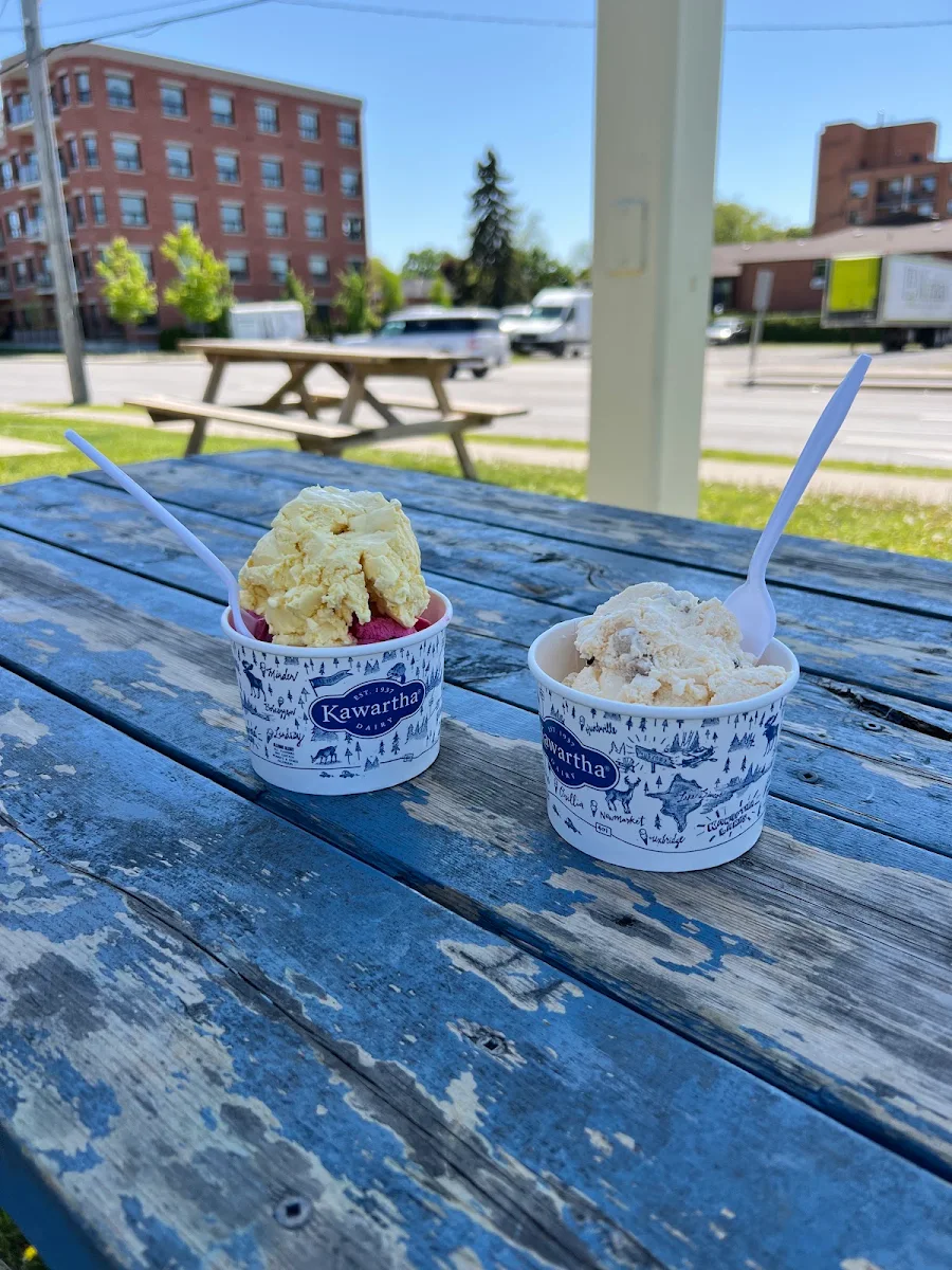 Banana and Cotton Candy Small 2scoop Chocolate Chip Cookie Dough Baby One Scoop