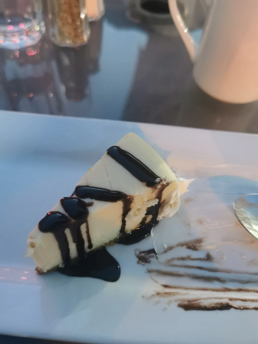 Gâteau Fromage Coulis Chocolat