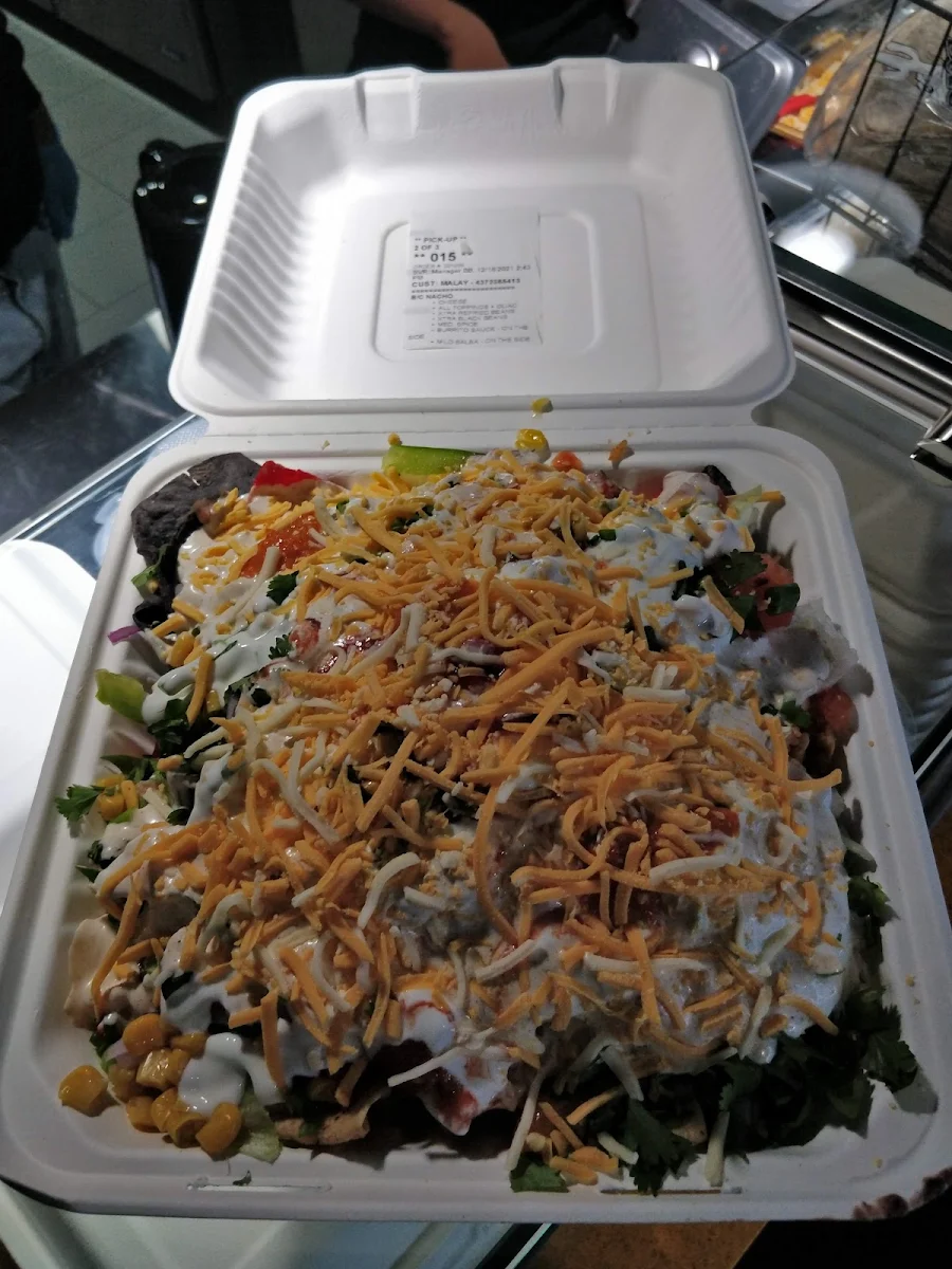 Bean & Cheese Nachos