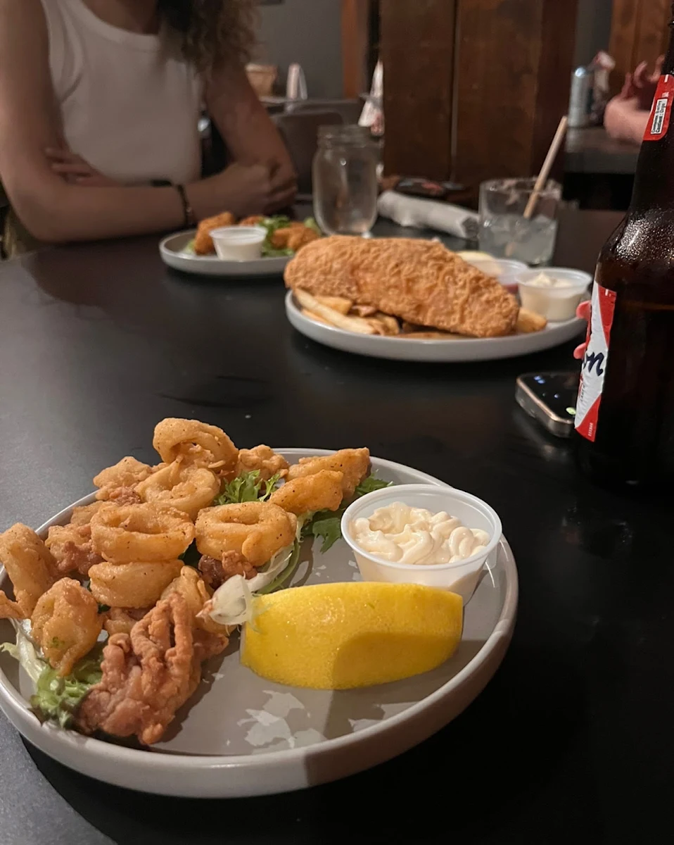Fried Calamari and Fish & Chips