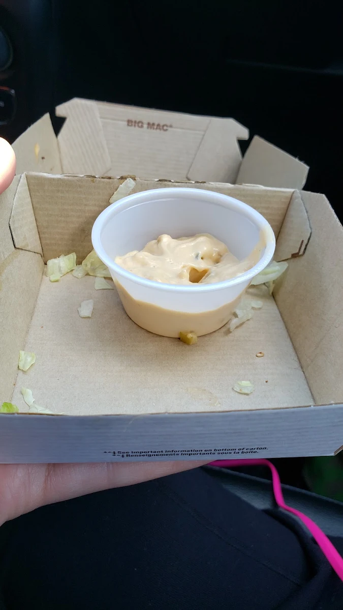 Big Mac Sauce 170 0 Cals