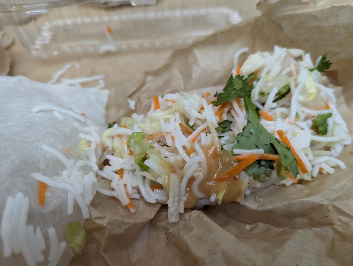 Shrimp Summer Roll Completely Fell Apart