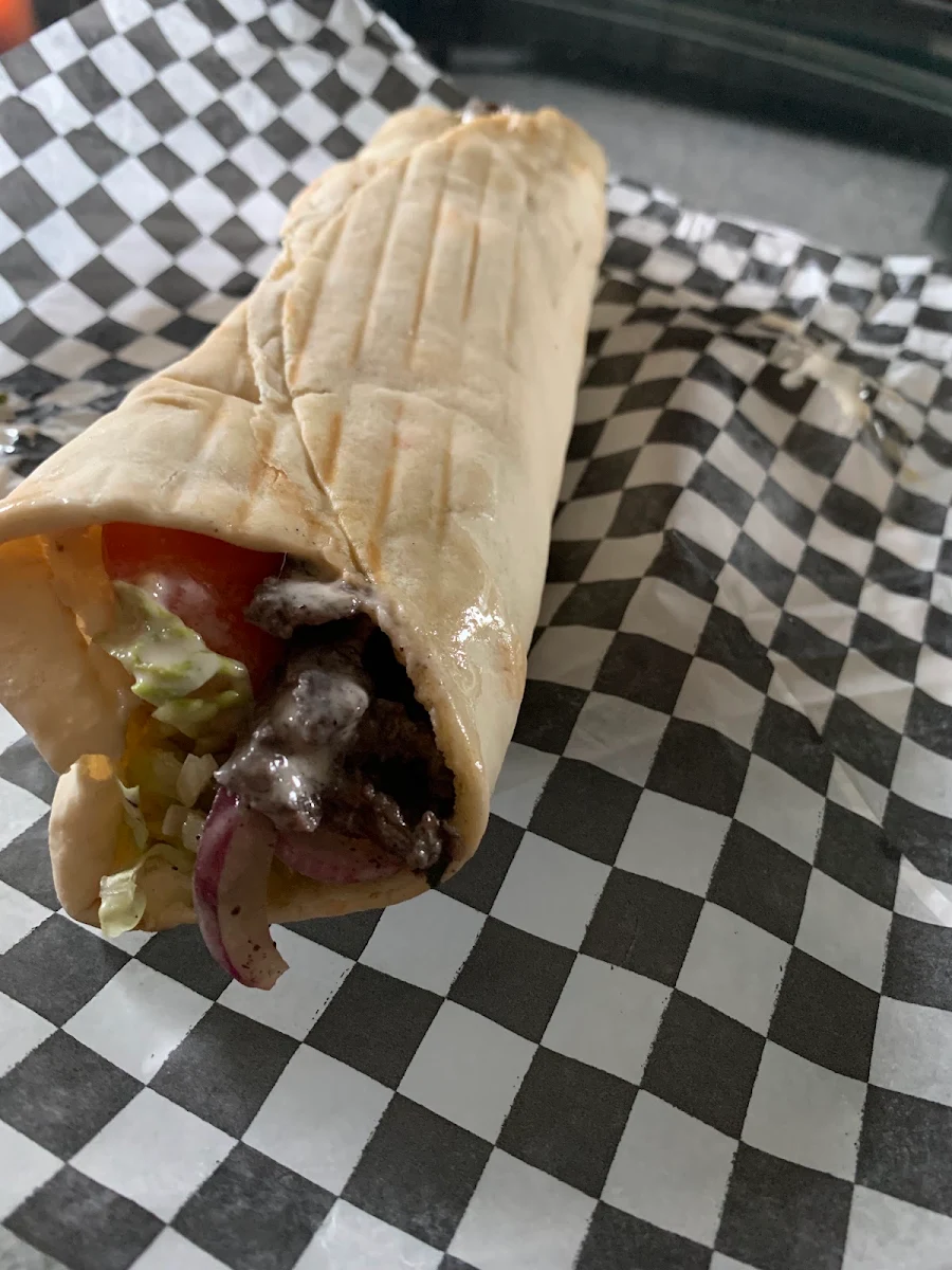 Beef Shawarma Wrap