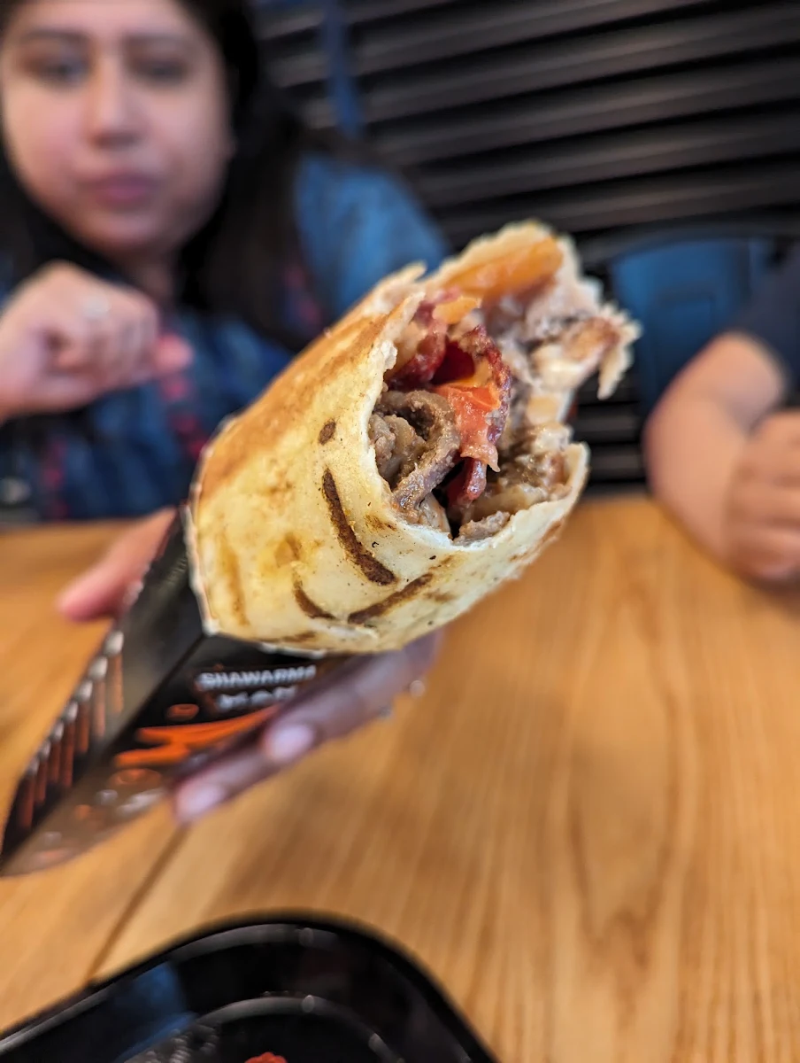 Bacon Halloumi Shawarma Wrap