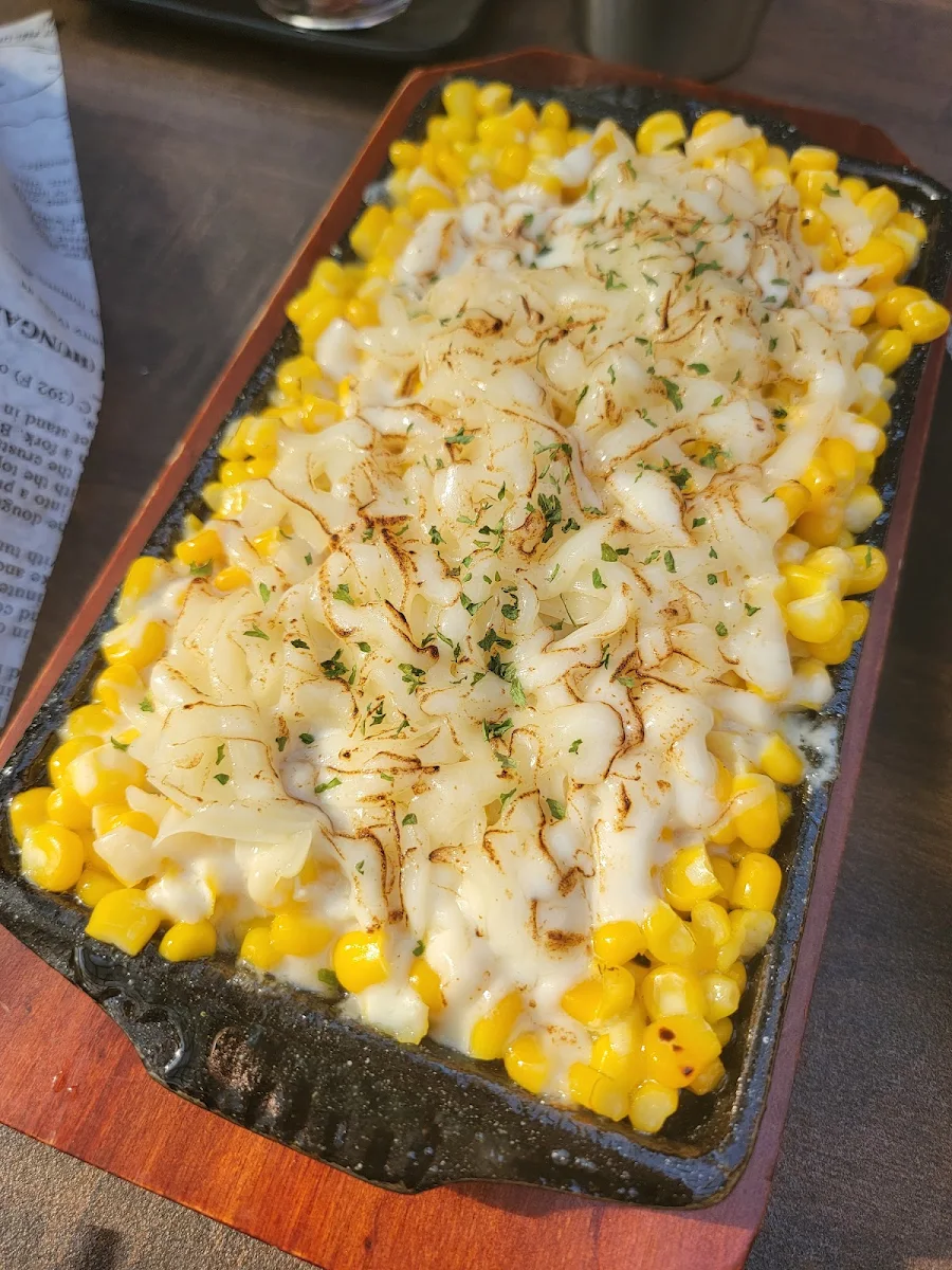 Mayo Corn on the Hot Stone Plate