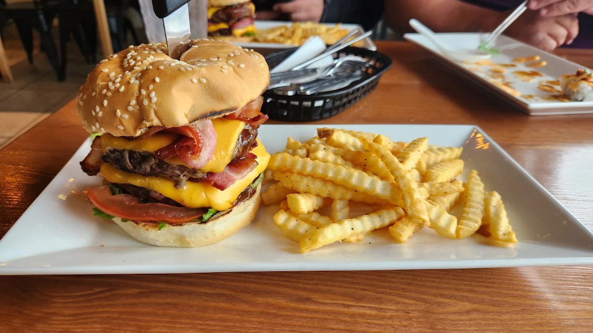 Burger and Fries