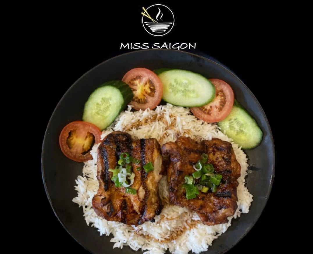 Grilled Pork Chop on Rice