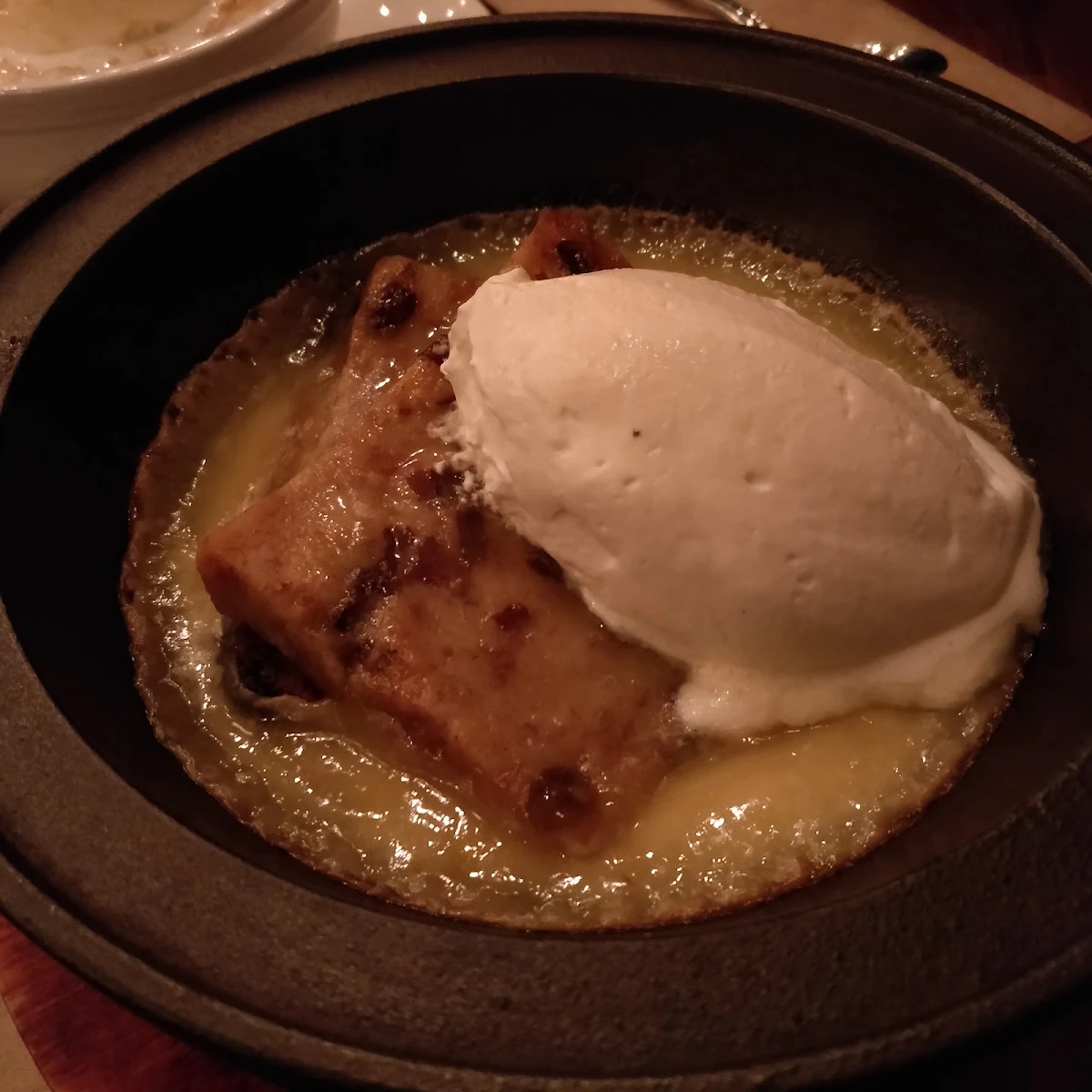 Japanese Whiskey Bread Pudding
