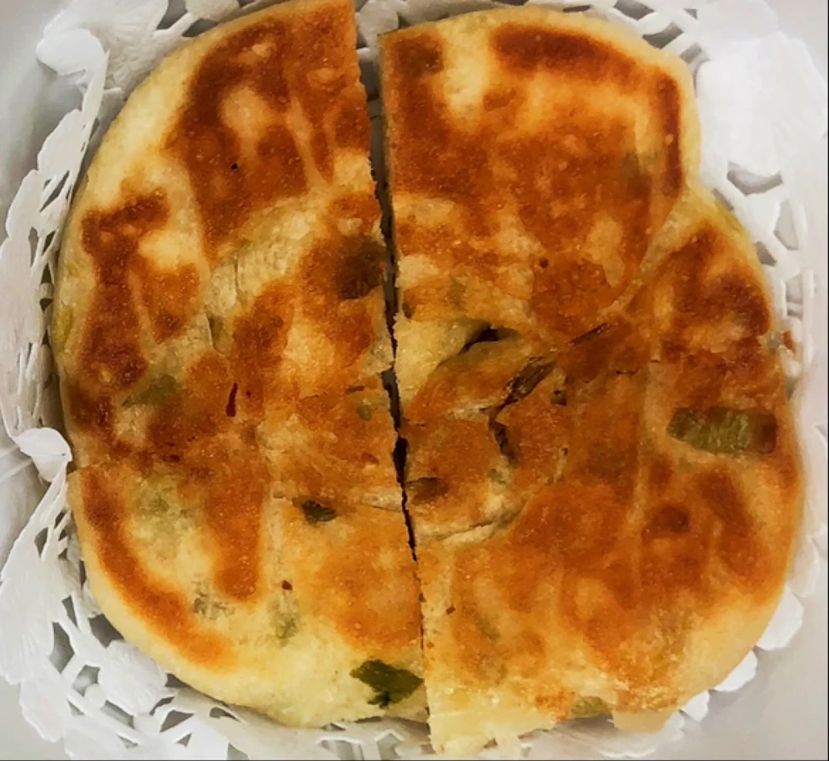 Stuffed Green Onion Cakes