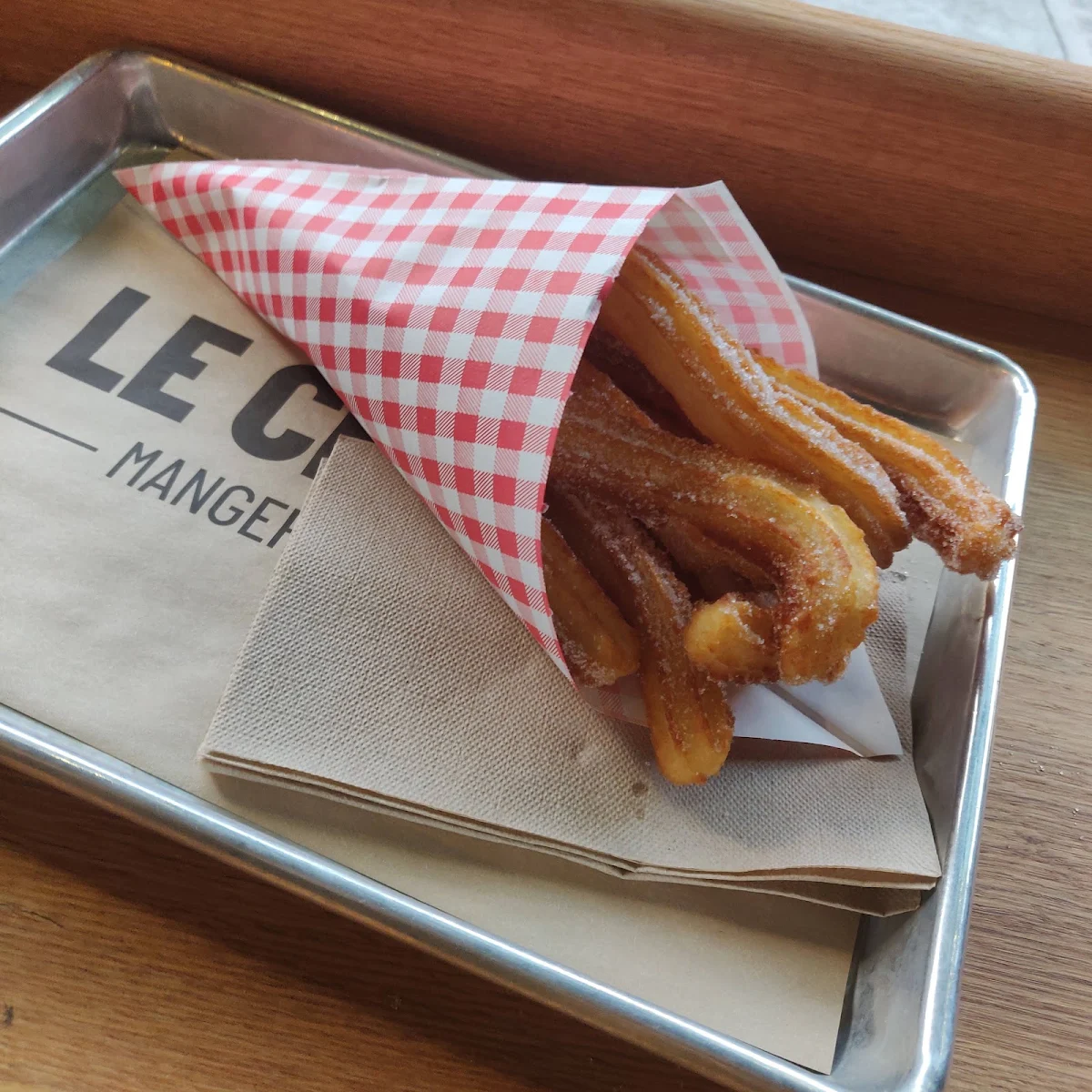 Churros with Salted Caramel Dip