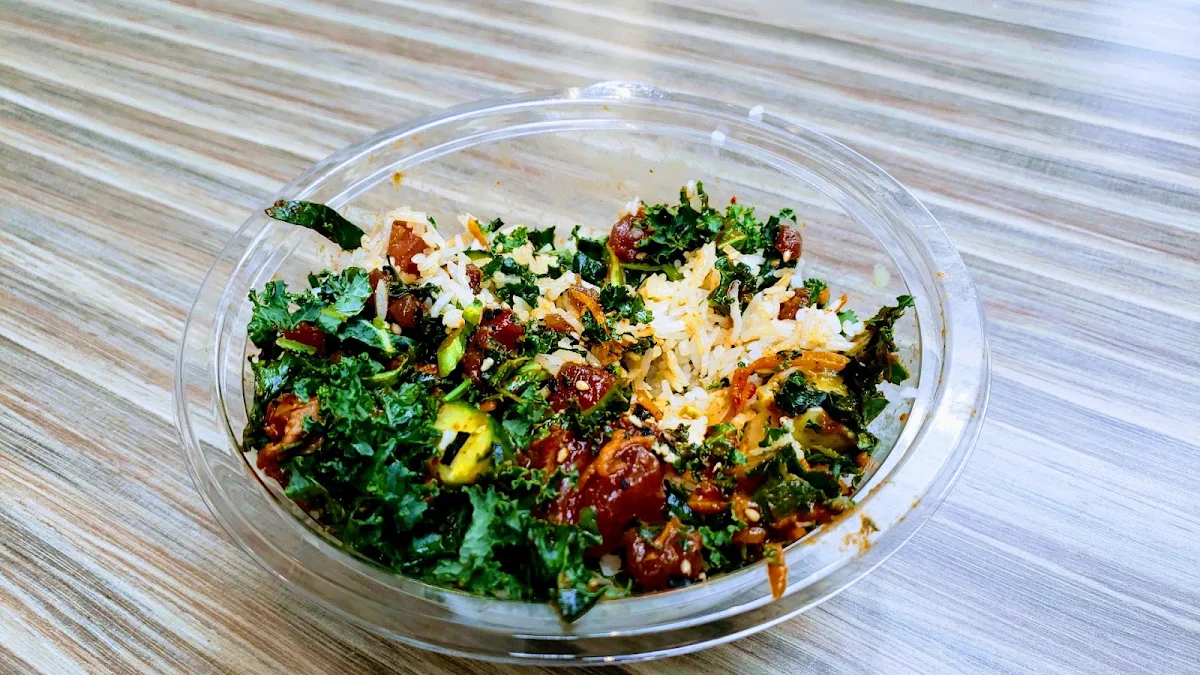 Coconut Rice and Spicy Dressing