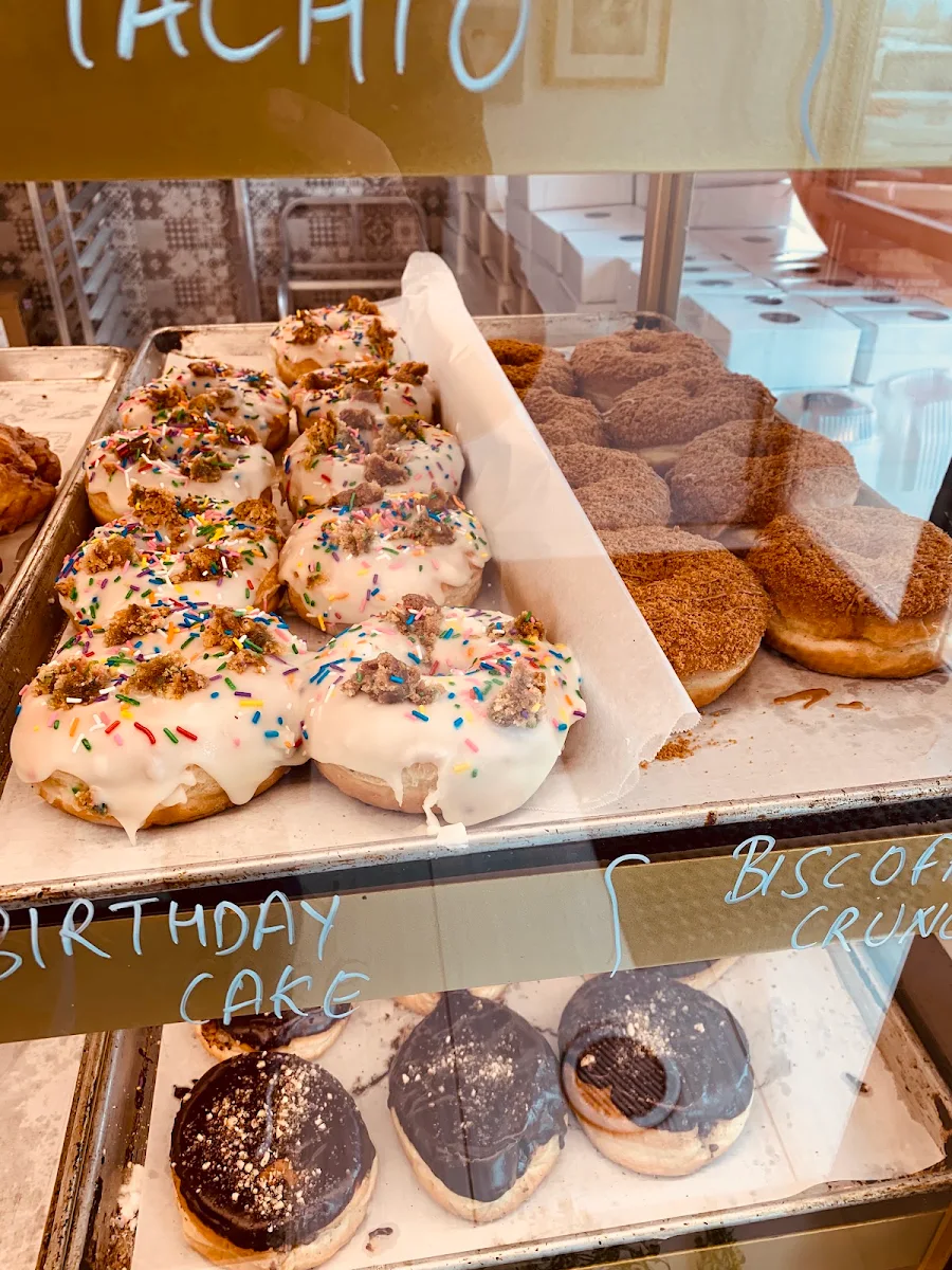 Birthday Cake and Biscoff Crunch Donuts
