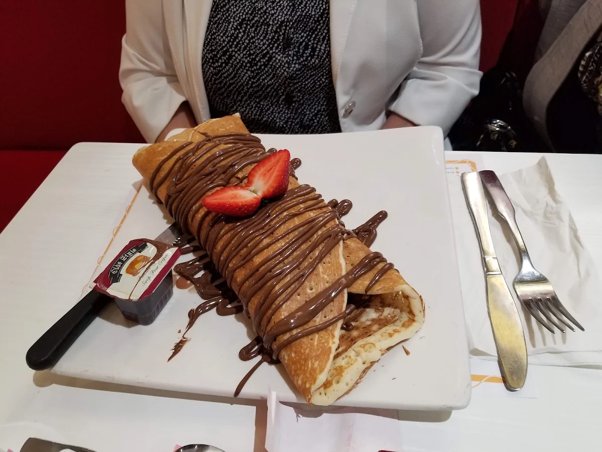 Crêpe Tartinade Choco-noisettes Avec Choix de