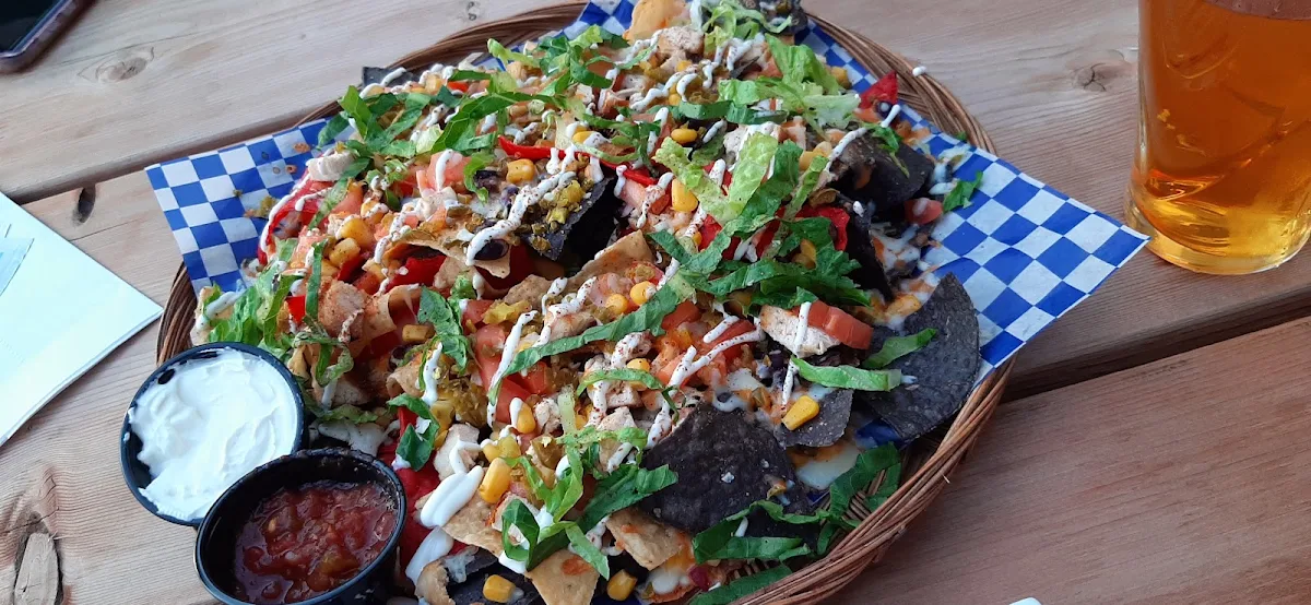 Southwest Nachos with Smoked Chicken