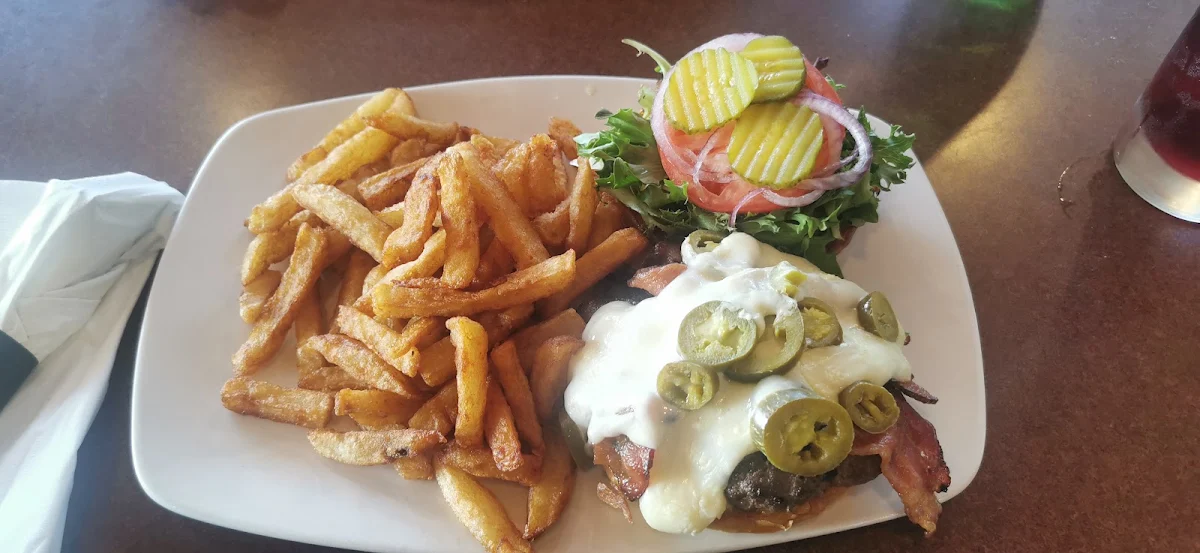 Lumberjack Burger and Fries