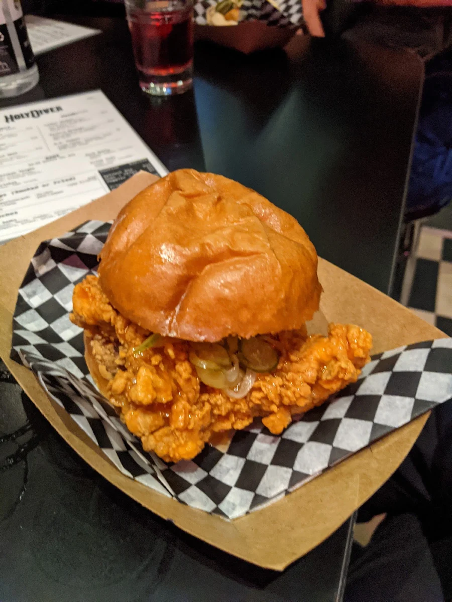Lethal Weapon Fried Chicken Sandwich