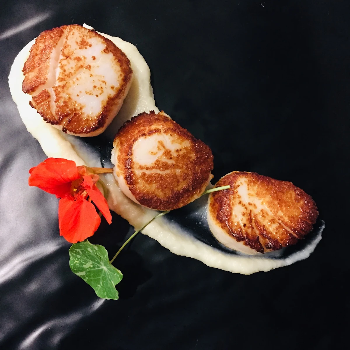 Bacon Wrapped Scallops & Water Chestnuts