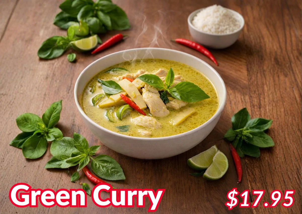green curry แกงเขียว