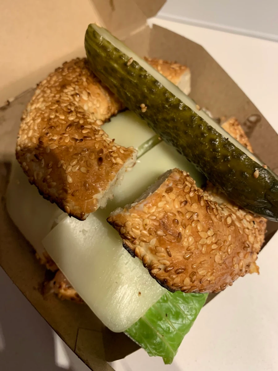 Turkey Club Sandwich Bagel