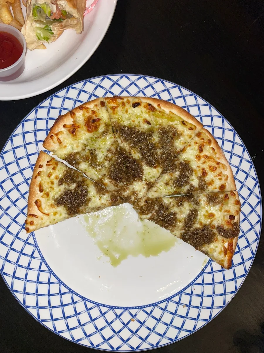 Cheese and Zaatar Manakish