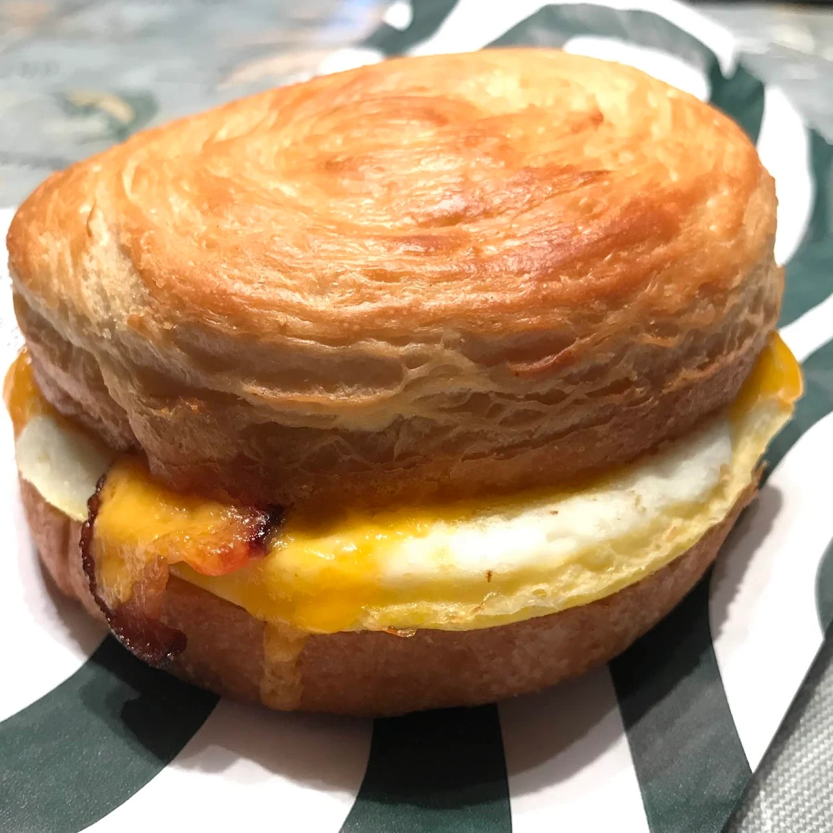 Double-Smoked Bacon Cheddar & Egg Sandwich