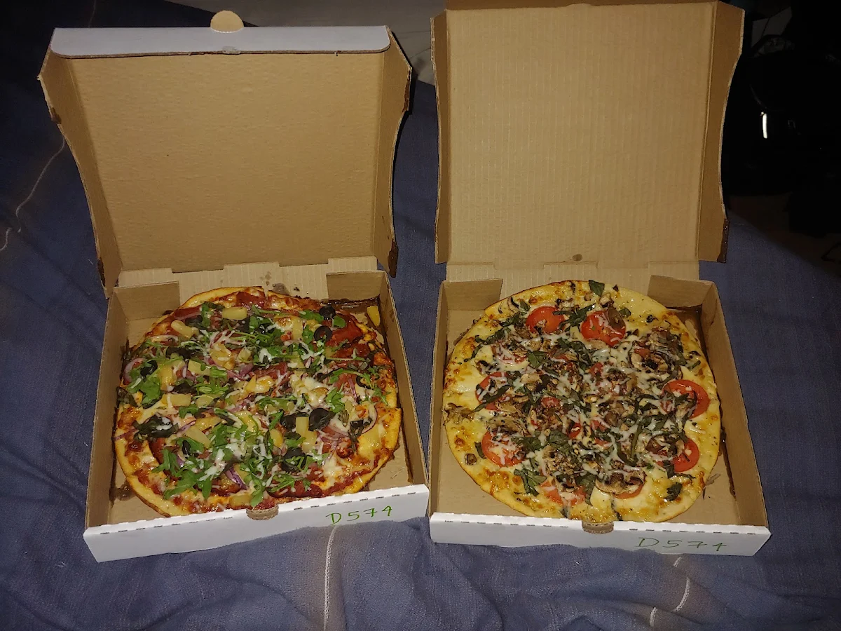 Left Is a Godfather Right Is a Margherita Add Mushrooms