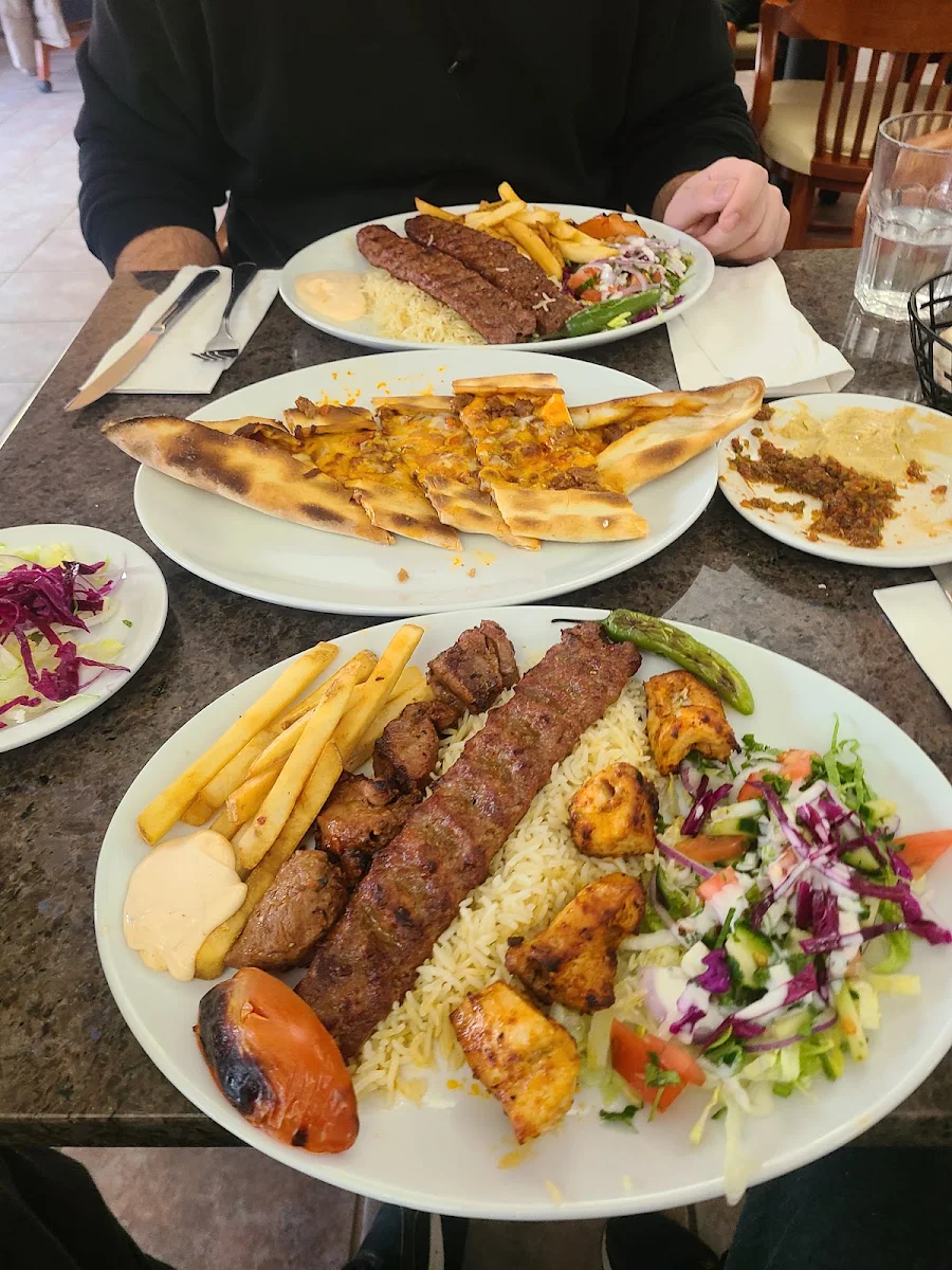 Chicken and Adana Kebab Platter
