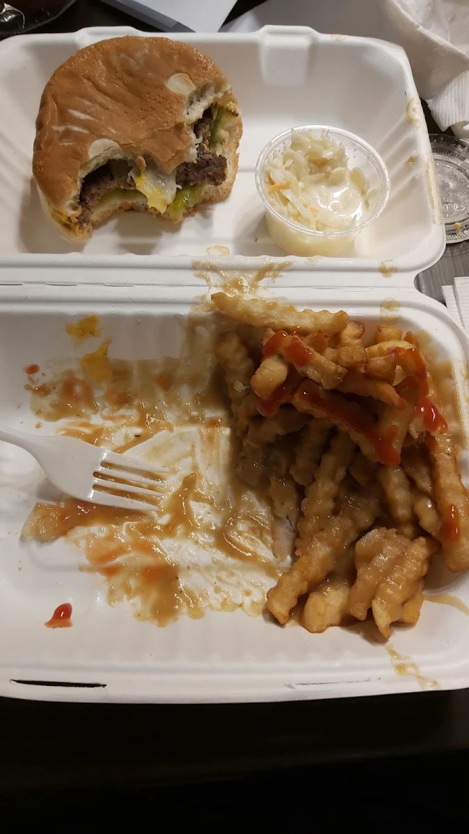 Cheese Burger Platter