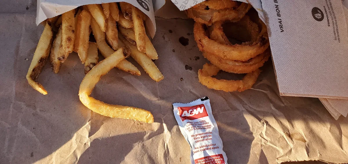French Fries and Onion Rings