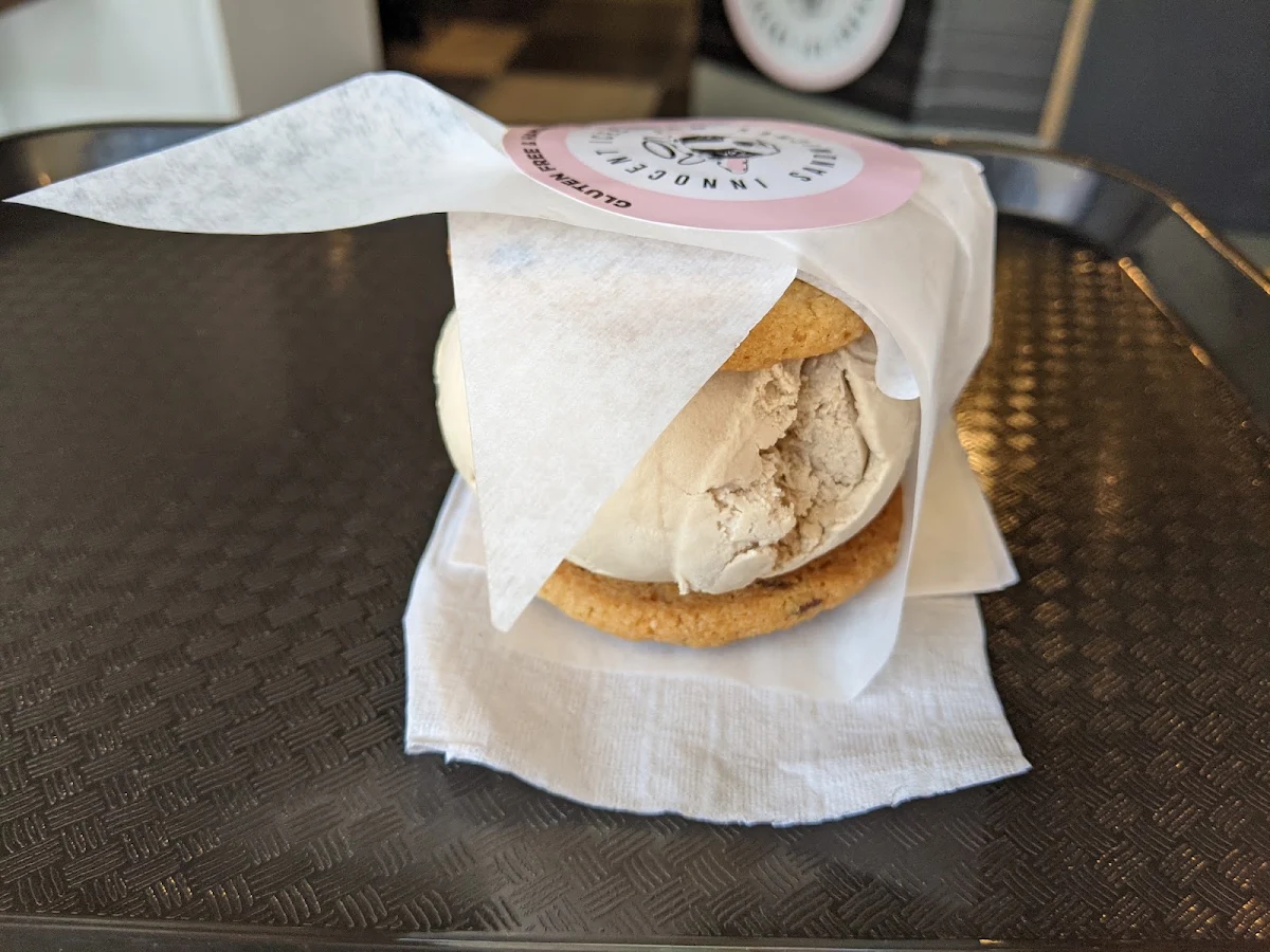 Chocolate Chip Cookies and Cappuccino Vegan Ice Cream