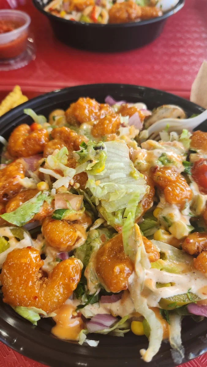 Crunchy Chicken Burrito Bowl